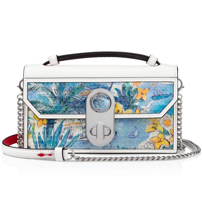 Cross Body Bags Christian Louboutin Elisa Baguette S Creative Fabric Cross Body Bags Mujer Multicolor | MX-60931