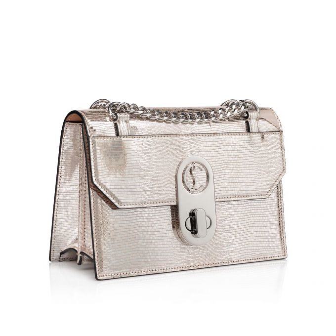 Cross Body Bags Christian Louboutin Elisa Small Creative Cuero Cross Body Bags Mujer Beige | MX-69296