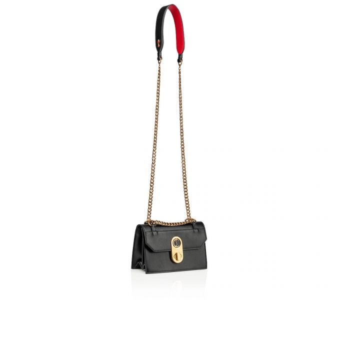 Cross Body Bags Christian Louboutin Elisa Mini Classic Cuero Cross Body Bags Mujer Negros | MX-71579