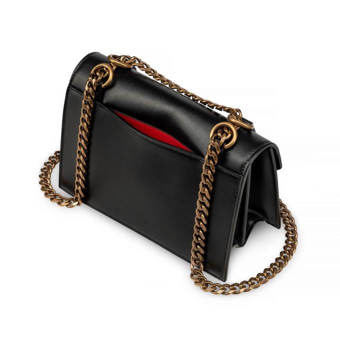 Cross Body Bags Christian Louboutin Elisa Mini Classic Cuero Cross Body Bags Mujer Negros | MX-71579