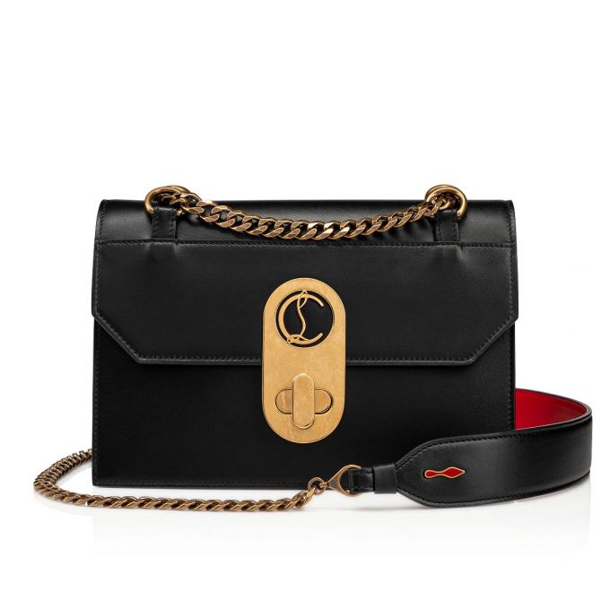 Cross Body Bags Christian Louboutin Elisa Cuero Cross Body Bags Mujer Negros | MX-86756