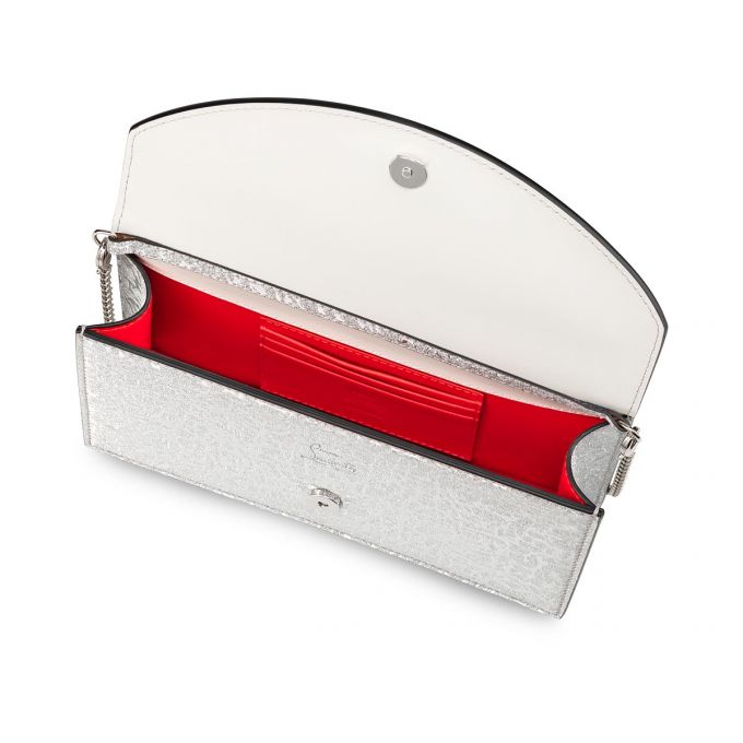 Cross Body Bags Christian Louboutin Loubi54 Creative Cuero Cross Body Bags Mujer Plateados | MX-14416