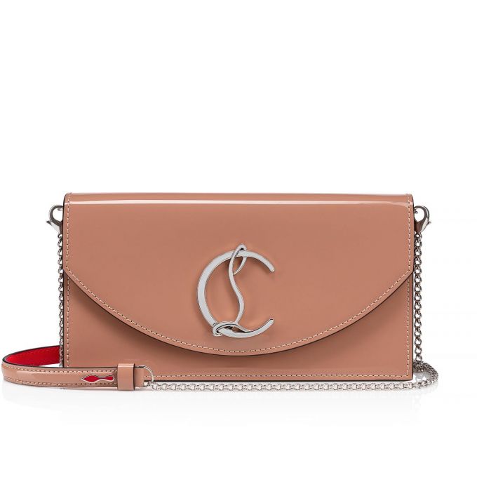 Cross Body Bags Christian Louboutin Loubi54 Classic Cuero Cross Body Bags Mujer Beige | MX-17715