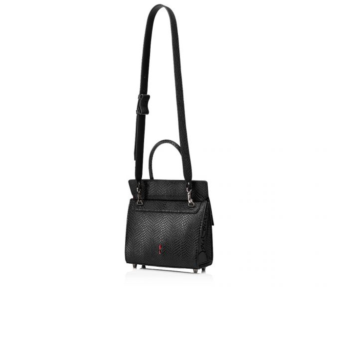 Cross Body Bags Christian Louboutin Paloma Top Handle Small Creative Cuero Cross Body Bags Mujer Negros | MX-06045