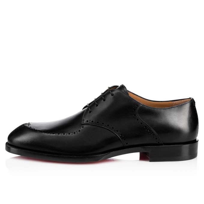 Derby Christian Louboutin A Mon Homme 000 Calf Derby Hombre Negros | MX-60710