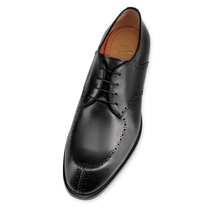 Derby Christian Louboutin A Mon Homme 000 Calf Derby Hombre Negros | MX-60710