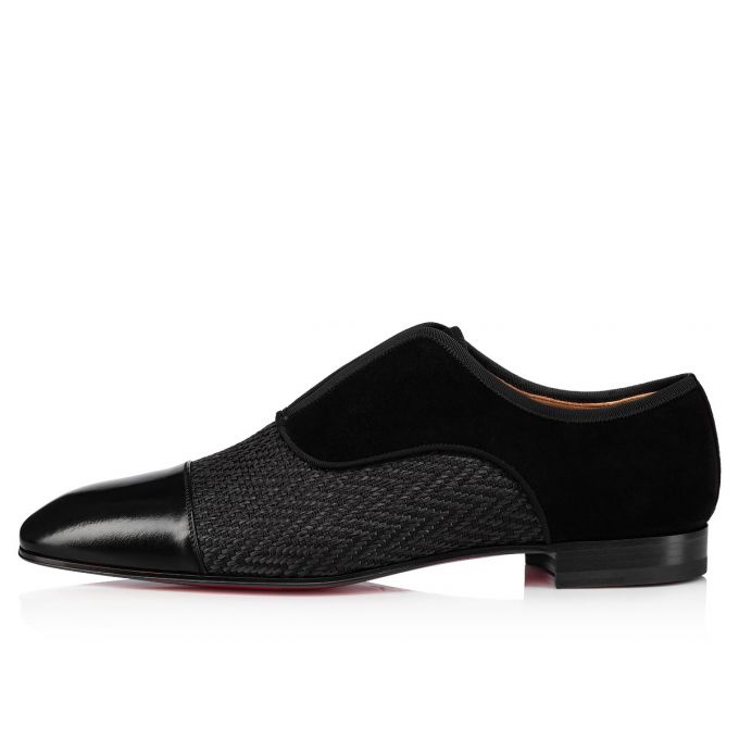 Derby Christian Louboutin Alpha Male Calf Derby Hombre Negros | MX-52048