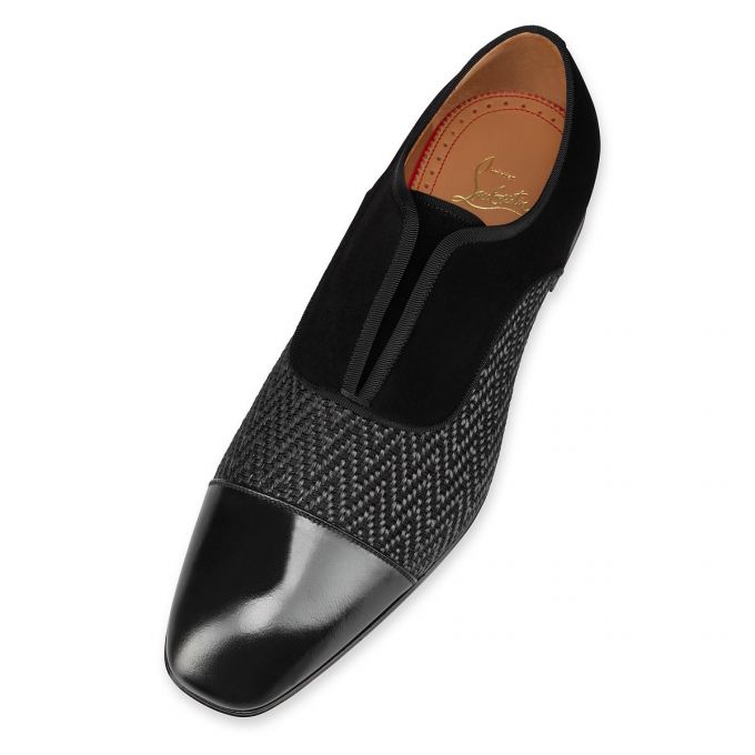 Derby Christian Louboutin Alpha Male Calf Derby Hombre Negros | MX-52048