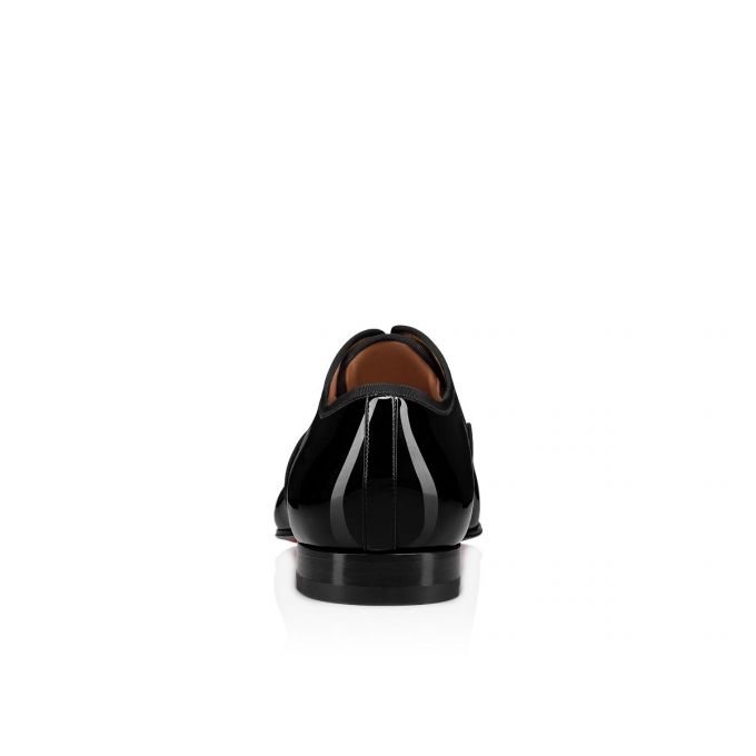 Derby Christian Louboutin Alpha Male Charol Derby Hombre Negros | MX-09167