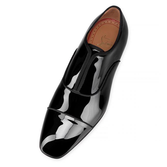 Derby Christian Louboutin Alpha Male Charol Derby Hombre Negros | MX-09167