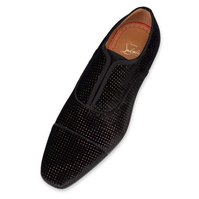 Derby Christian Louboutin Alpha Male Velvet Derby Hombre Multicolor | MX-49963