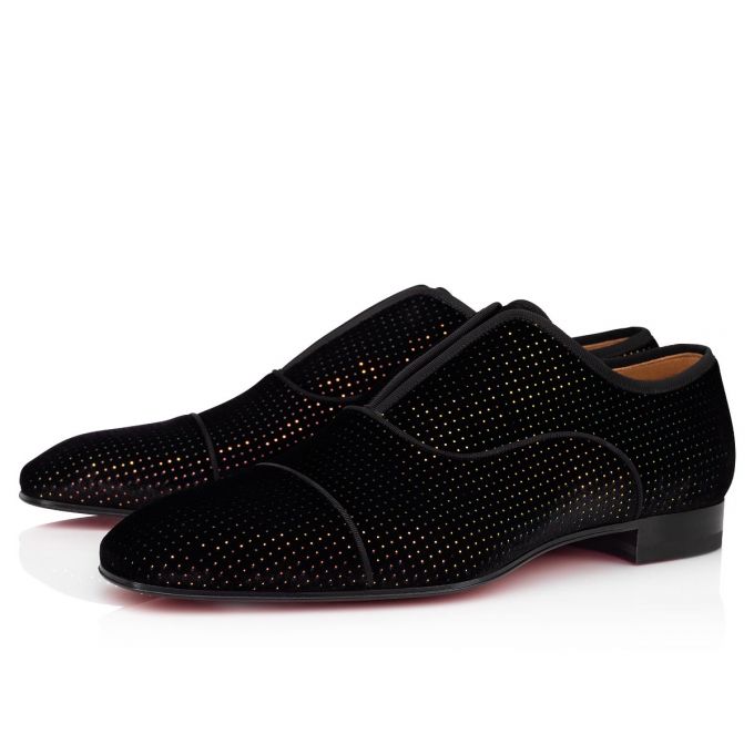 Derby Christian Louboutin Alpha Male Velvet Derby Hombre Multicolor | MX-49963