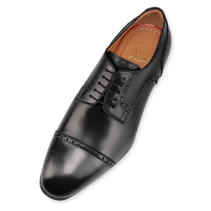 Derby Christian Louboutin Eygeny Calf Derby Hombre Negros | MX-22822