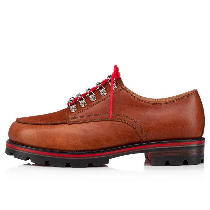 Derby Christian Louboutin Simonalpes Calf Derby Hombre Marrom | MX-34165