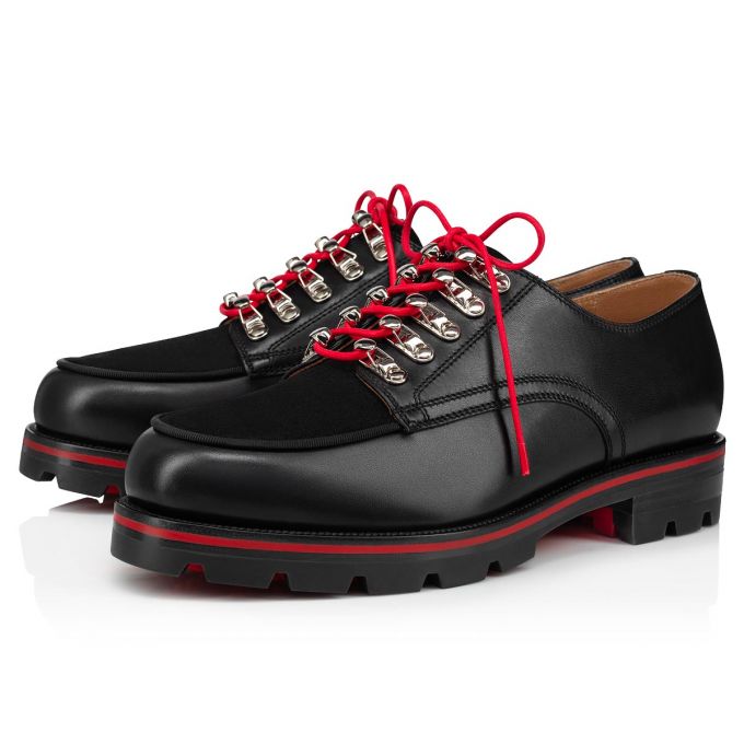 Derby Christian Louboutin Simonalpes Calf Derby Hombre Negros | MX-82172