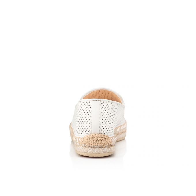 Espadrilles Christian Louboutin Nanou Orlato Nappa Espadrilles Mujer Blancos | MX-57250