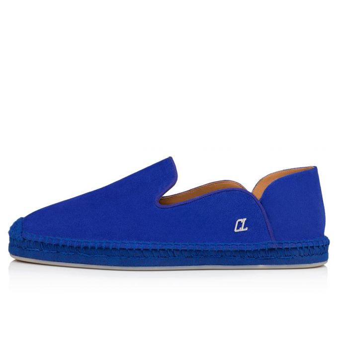 Espadrilles & Sandals Christian Louboutin Espadon Calf Espadrilles Hombre Azules | MX-17451