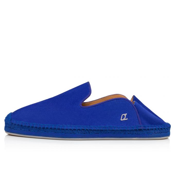 Espadrilles & Sandals Christian Louboutin Espadon Calf Espadrilles Hombre Azules | MX-17451