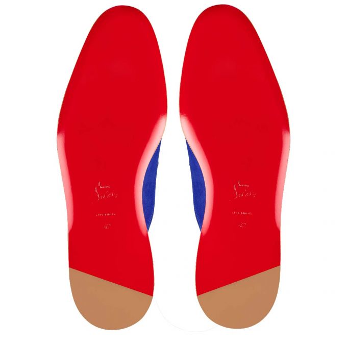 Espadrilles & Sandals Christian Louboutin Roc X Tass Calf Espadrilles Hombre Azules | MX-36395