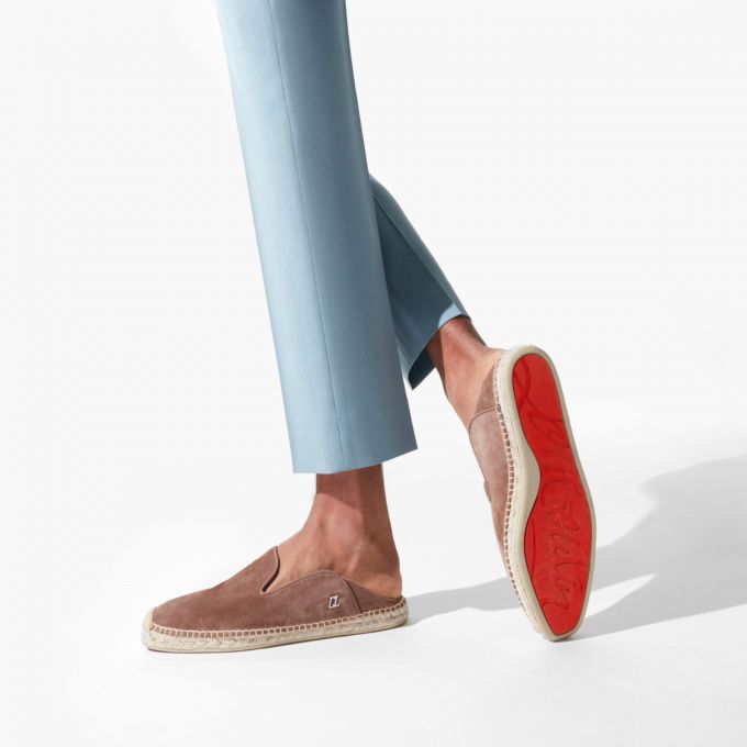 Espadrilles & Sandals Christian Louboutin Espadon Calf Espadrilles Hombre Marrom | MX-93778