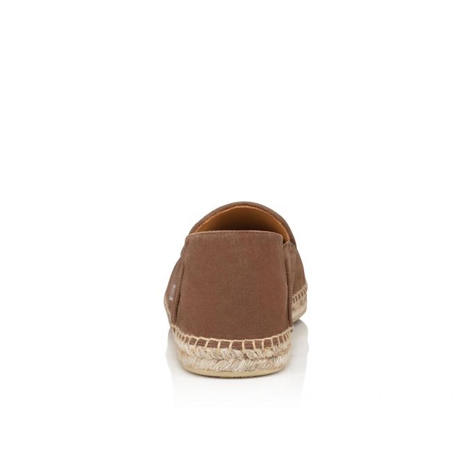 Espadrilles & Sandals Christian Louboutin Espadon Calf Espadrilles Hombre Marrom | MX-93778