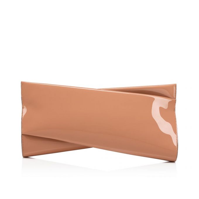 Evening Bags Christian Louboutin Loubitwist Clutch Classic Cuero Evening Bags Mujer Beige | MX-57910