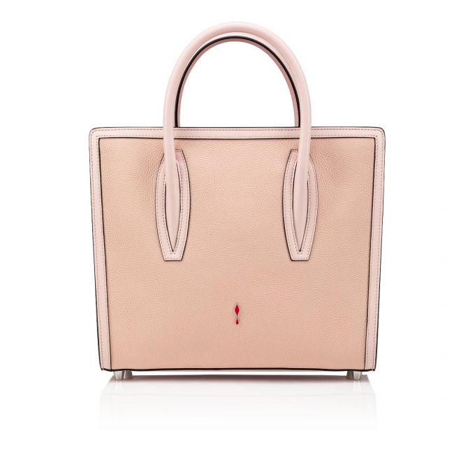 Evening Bags Christian Louboutin Paloma S Medium Classic Cuero Evening Bags Mujer Rosas Dorados Blancos | MX-70412