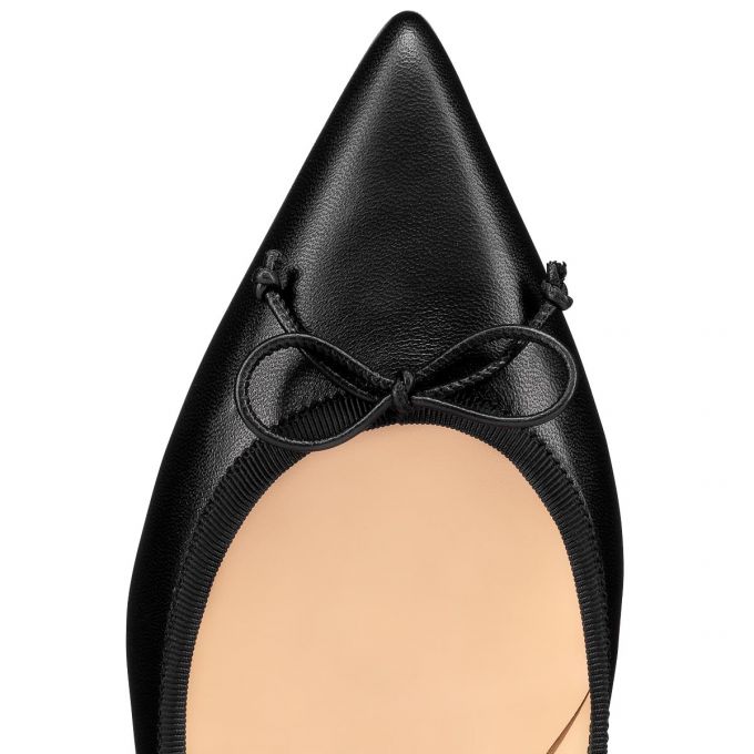 Flats Christian Louboutin Hall 000 Version Nappa Flats Mujer Negros | MX-71786