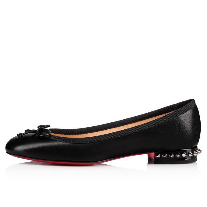 Flats Christian Louboutin La Massine 000 Nappa Flats Mujer Negros | MX-50308