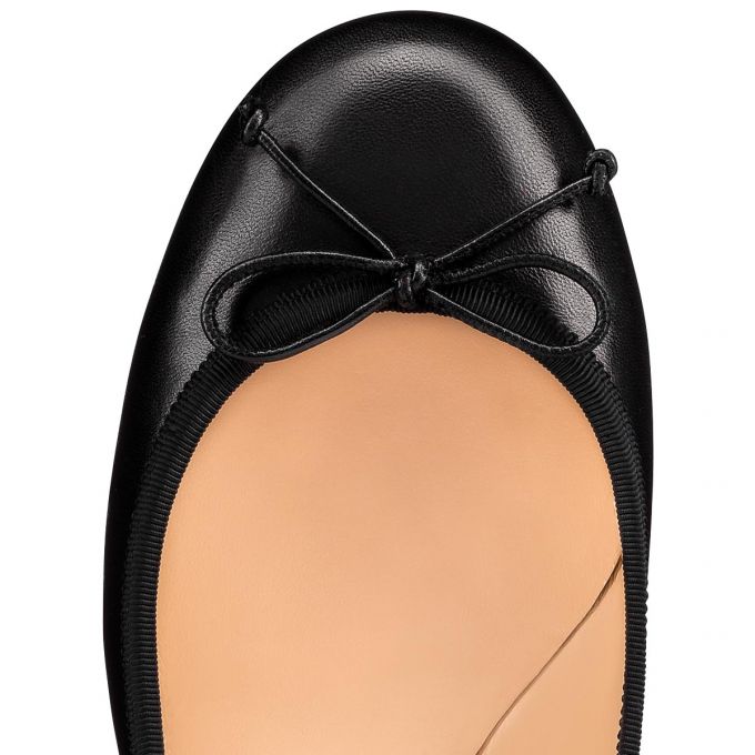 Flats Christian Louboutin La Massine 000 Nappa Flats Mujer Negros | MX-50308