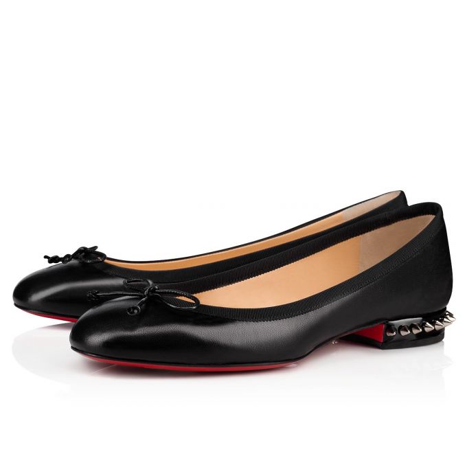 Flats Christian Louboutin La Massine 000 Nappa Flats Mujer Negros | MX-50308