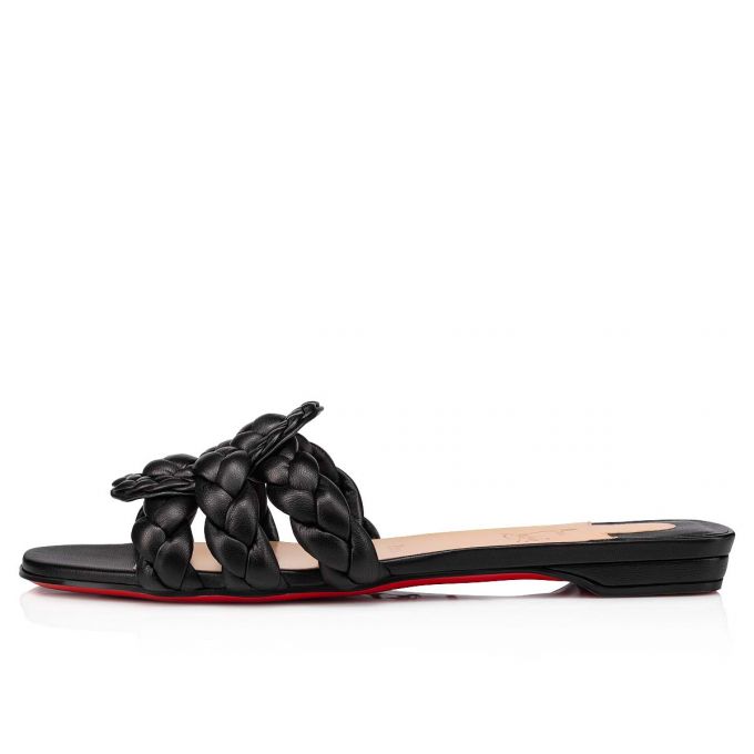 Flats Christian Louboutin Marmela Nappa Flats Mujer Negros | MX-18525