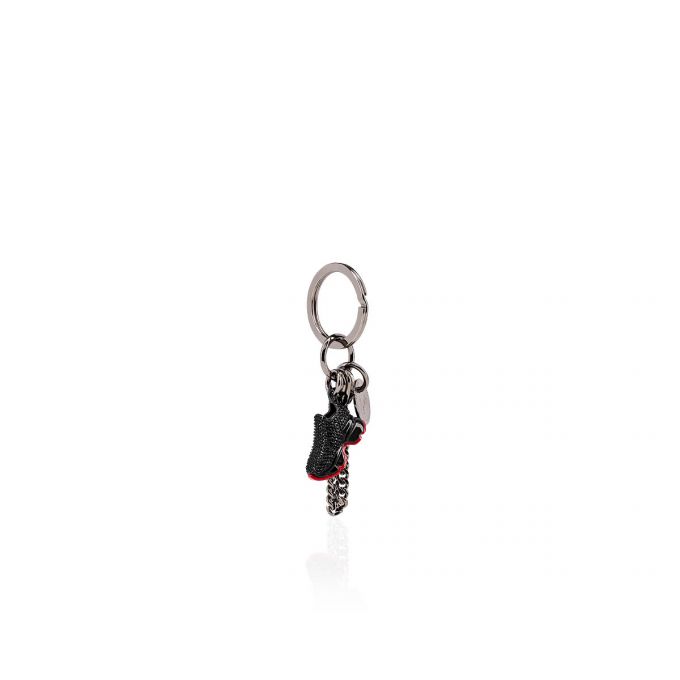 Llavero Christian Louboutin M Correr Metallic Finish Keyrings Hombre Negros Rojos | MX-81564