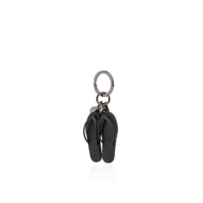 Llavero Christian Louboutin M Loubiflip Keyring Plastic Finish Keyrings Hombre Negros | MX-39254