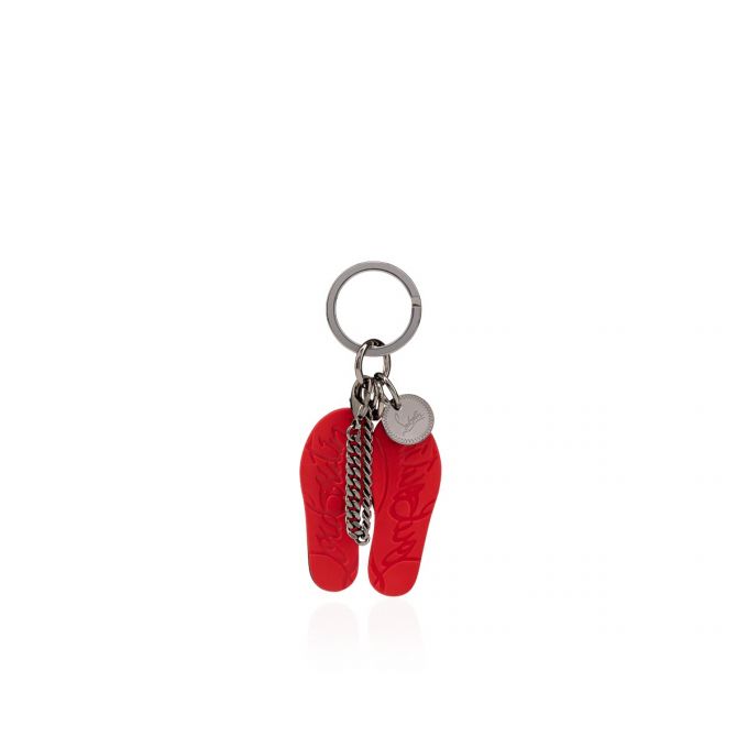 Llavero Christian Louboutin M Loubiflip Keyring Plastic Finish Keyrings Hombre Negros | MX-39254