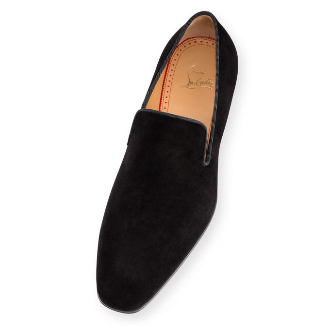 Loafers Christian Louboutin Dandelion 000 Veau Velours Loafer Hombre Negros | MX-64443