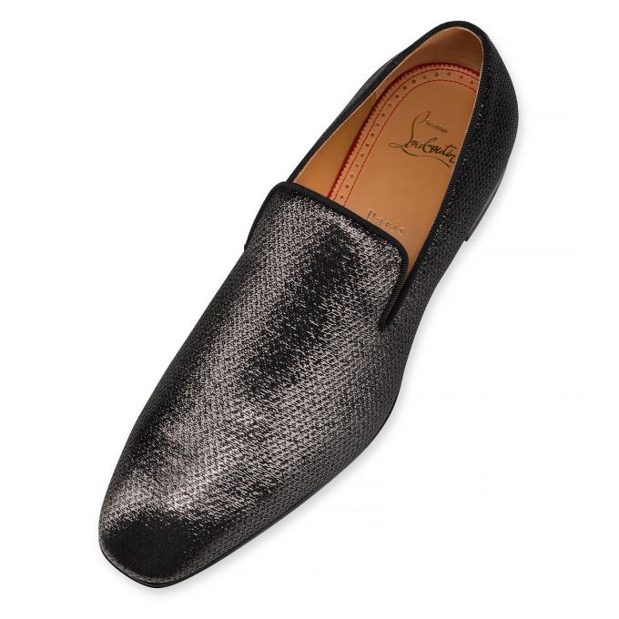 Loafers Christian Louboutin Dandelion Creative Fabric Loafer Hombre Negros | MX-49893