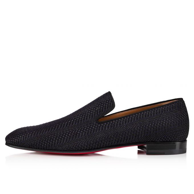 Loafers Christian Louboutin Dandelion Creative Fabric Loafer Hombre Negros | MX-65072