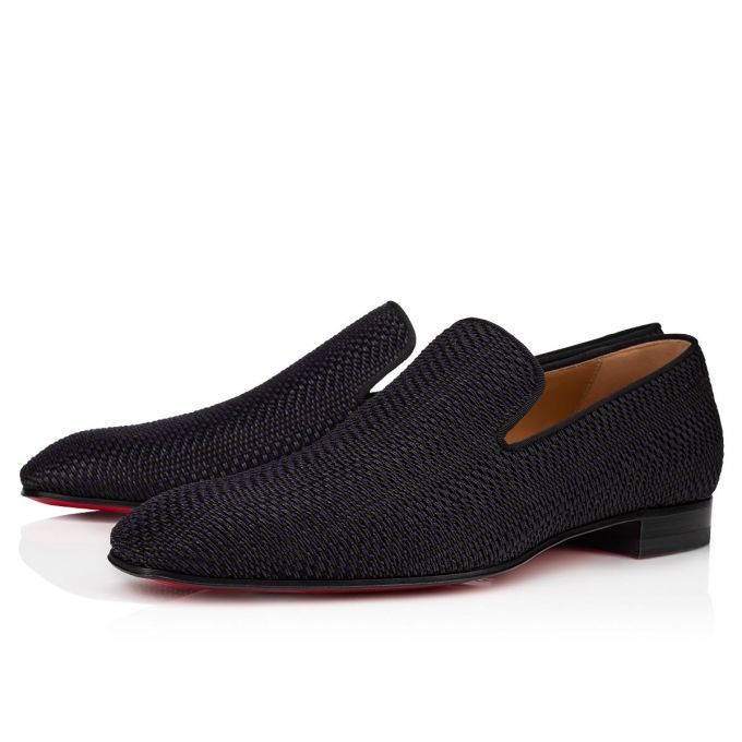 Loafers Christian Louboutin Dandelion Creative Fabric Loafer Hombre Negros | MX-65072