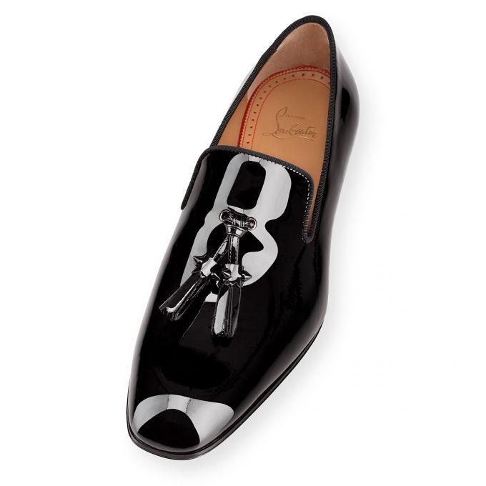 Loafers Christian Louboutin Dandelion Tasse 000 Charol Loafer Hombre Negros | MX-61815