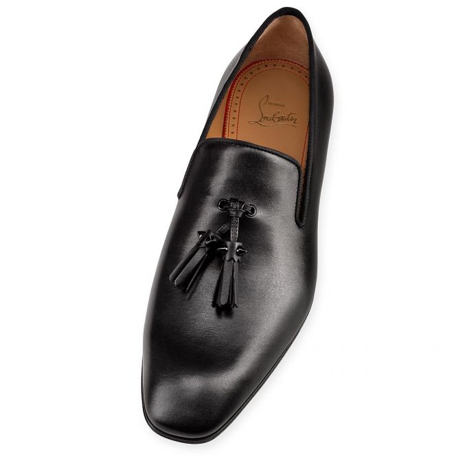 Loafers Christian Louboutin Dandelion Tasse 000 Calf Loafer Hombre Negros | MX-89448