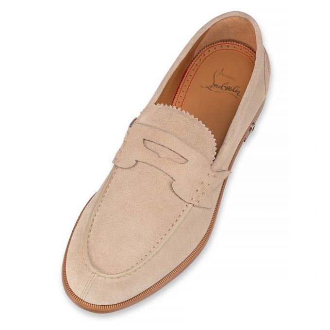 Loafers Christian Louboutin No Penny Calf Loafer Hombre Grises | MX-07771