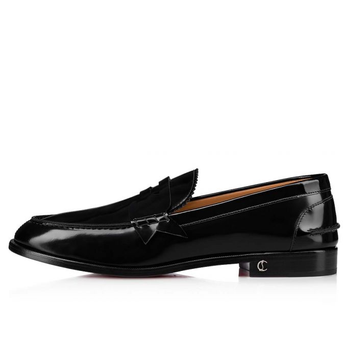 Loafers Christian Louboutin No Penny Calf Loafer Hombre Negros | MX-73416