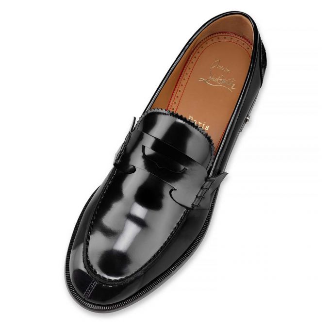 Loafers Christian Louboutin No Penny Calf Loafer Hombre Negros | MX-73416