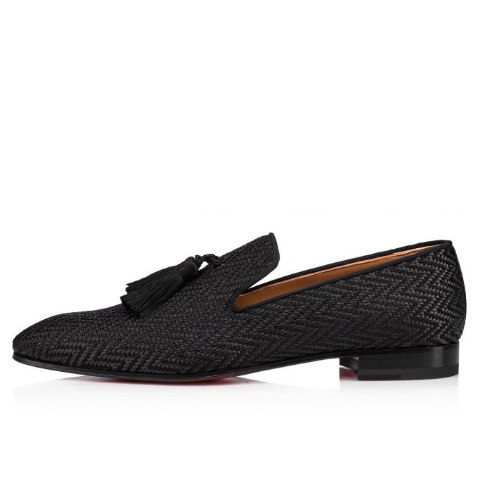 Loafers Christian Louboutin Officialito Creative Fabric Loafer Hombre Negros | MX-21121