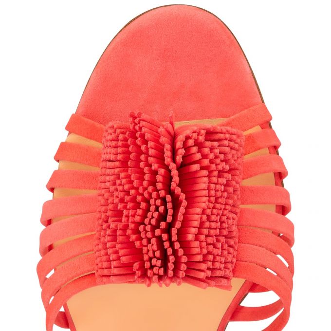 Mulas Christian Louboutin Belbrossa 55 Gamuza Mules Mujer Rosas | MX-84234