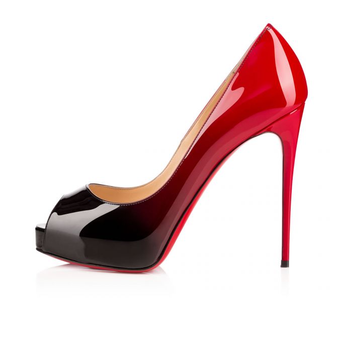 Platforms Christian Louboutin New Very Prive 120 120 Charol Platforms Mujer Negros Rojos | MX-26807