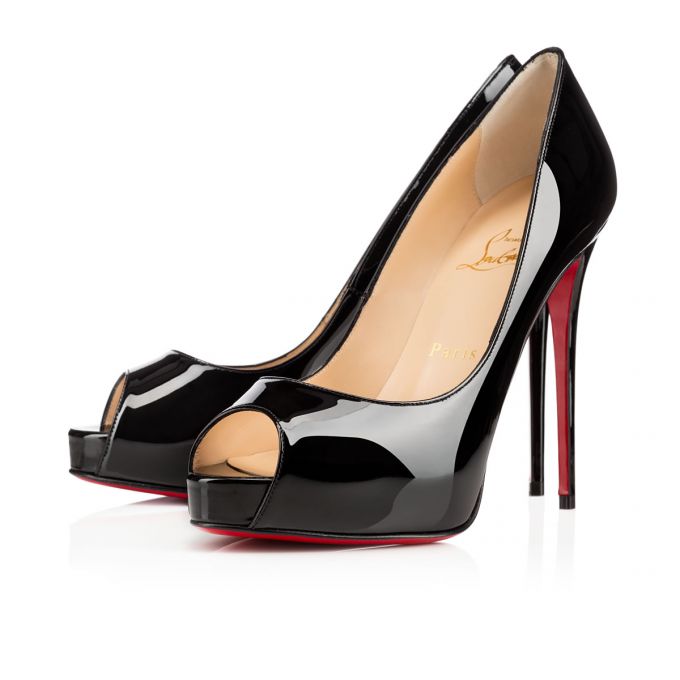 Platforms Christian Louboutin New Very Prive 120 120 Charol Platforms Mujer Negros | MX-71685