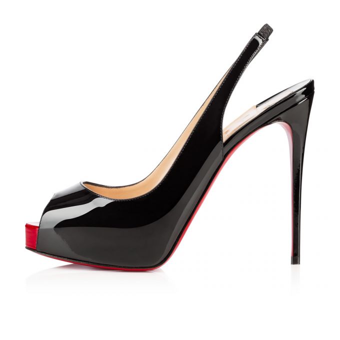 Platforms Christian Louboutin Private Number 120 120 Charol Platforms Mujer Negros Rojos | MX-32480