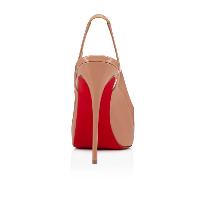 Platforms Christian Louboutin Private Number 120 120 Charol Platforms Mujer Beige | MX-48052